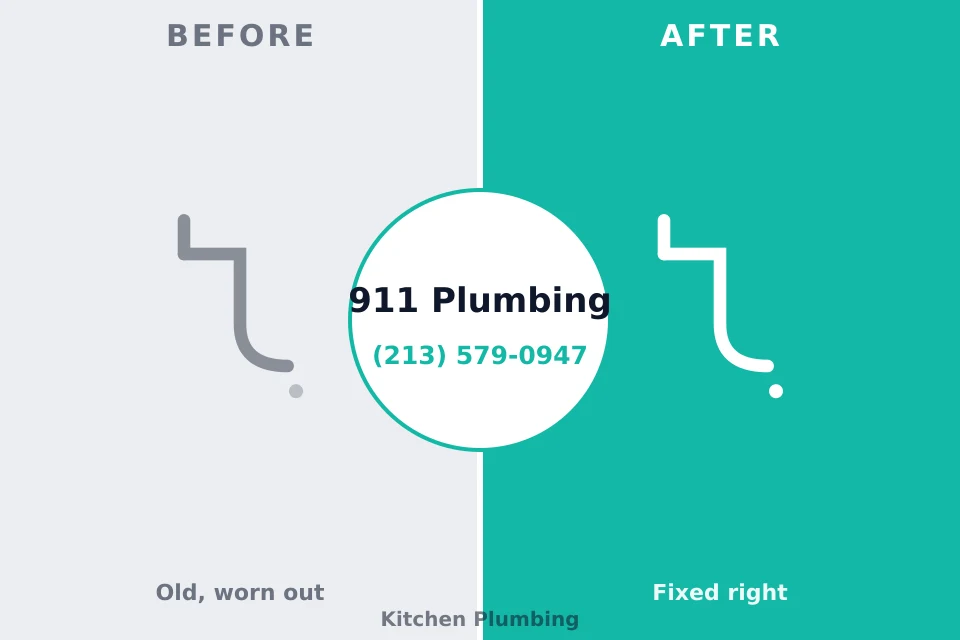 Before and after: plumbing repair Irvine, KY
